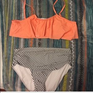 High waisted swimsuit